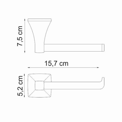 Wern K-2596 Держатель туалетной бумаги - картинка 4