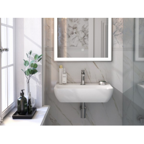 Умывальник подвесной Plaza 55х40 белый - картинка 4