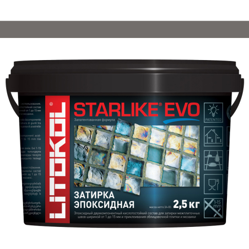 Фуга Starlike Evo 120 Grigio Piombo 2,5 кг  - картинка 1