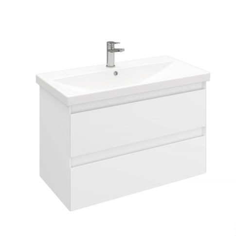 Тумба подвесная Vitrum 90 под умывальник Cerastyle Elite 90, белый матовый - картинка 1