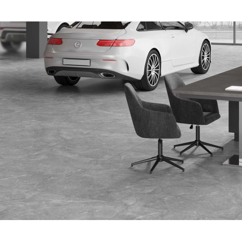 Rocky Grey PRO 80x80 керамический гранит структурный матовый (ghr) - картинка 3
