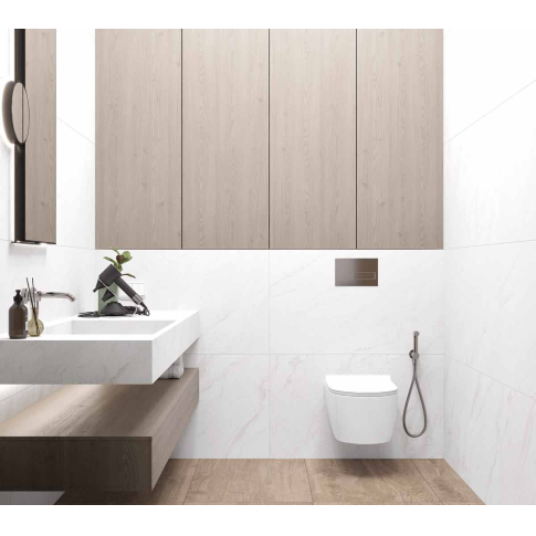 Englend White 60x120 керамический гранит карвинг лаппато - картинка 3