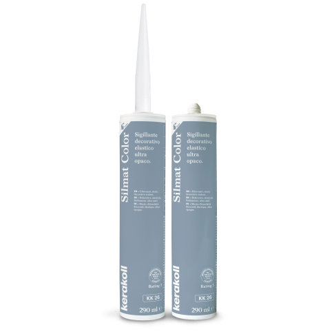 Герметик силиконовый KeraKoll Silmat Color матовый КК26 Небесный 290 мл - картинка 1