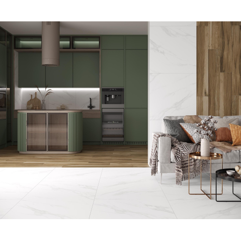 Marmara White 80х80 керамогранит полуполированный - картинка 2