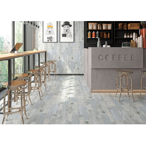 Northwood белый 18,5x59,8 керамический гранит матовый структурный - картинка 4