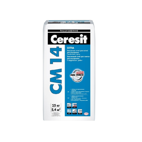 Клей для плитки CM 14 Extra эластичный 25 кг - картинка 1