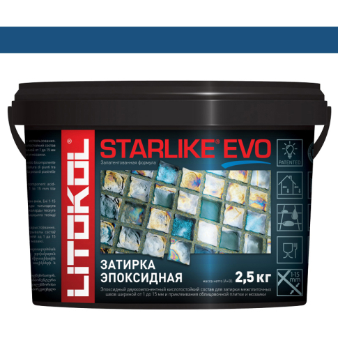 Фуга Starlike Evo 350 Blu Zaffiro 2,5 кг  - картинка 1
