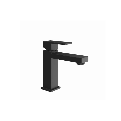 Смеситель для раковины FUTURA однорычажный, без донного клапана 3/8, матовый черный 66412KM.01.093																														 - картинка 1
