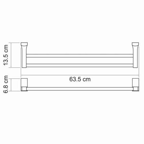 Leine K-5040 Держатель полотенец двойной - картинка 3