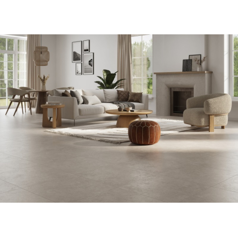 Limestone светло-серый 59,8x59,8 керамический гранит рельефный матовый - картинка 3