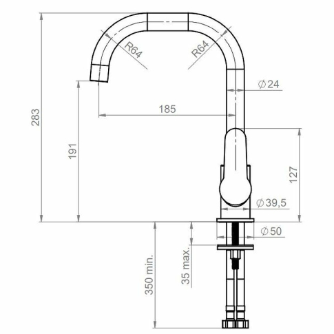 Смеситель для кухни SIMONA N3064102LPT - картинка 3