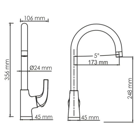 Sauer 7107 Смеситель для кухни - картинка 6