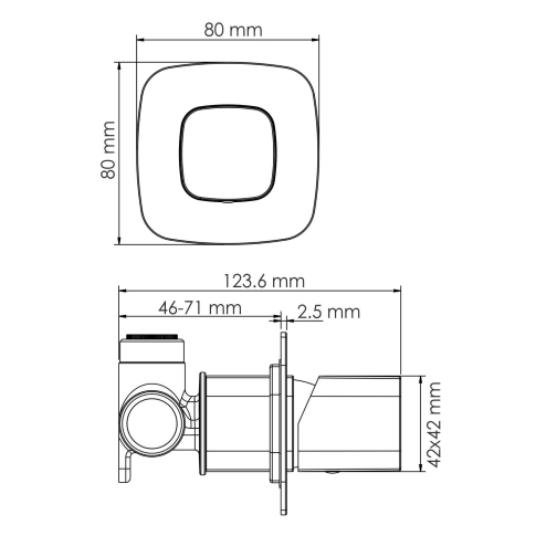 Nuthe 9151 Смеситель для душа - картинка 2