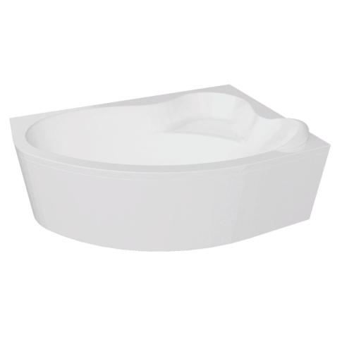 Rosa ванна акриловая правая 150х100 с ножками + Rosa экран для ванны 150 - картинка 6