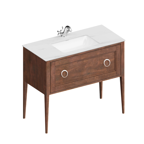 Тумба напольная Plaza Classic NEO 100, орех матовый - картинка 3