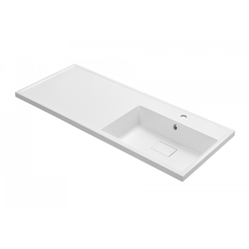 Умывальник Лайн 100 правый, белый - картинка 1