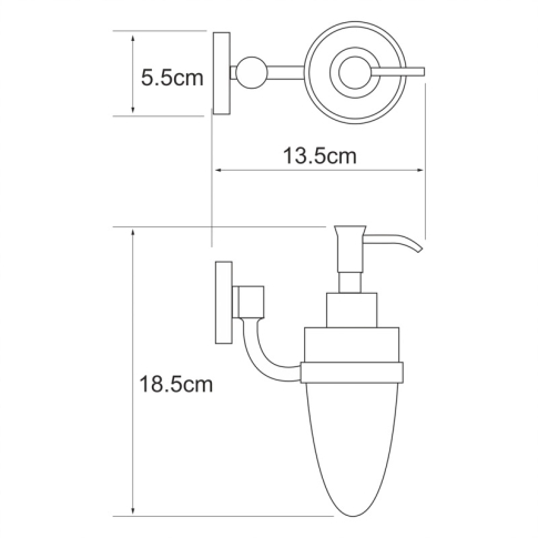 Rhein K-6299 Дозатор для жидкого мыла - картинка 4