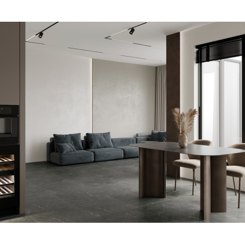 Leda Black 60х120 керамогранит матовый карвинг - картинка 2