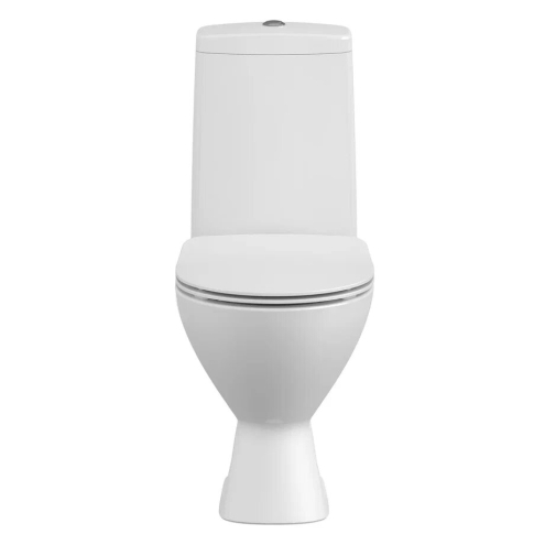 Унитаз-компакт FLAVIS 031 3/6л. (косой вып, дюр. сид. slim, lifting, easy-off, ниж. под.) белый, 1с, 64288 - картинка 5