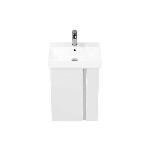 Тумба подвесная PROPUS 55 под умыв-к Kerama Marazzi PRO 55, светло-серый глянец, LPR-WCAB-55-106 - картинка 2