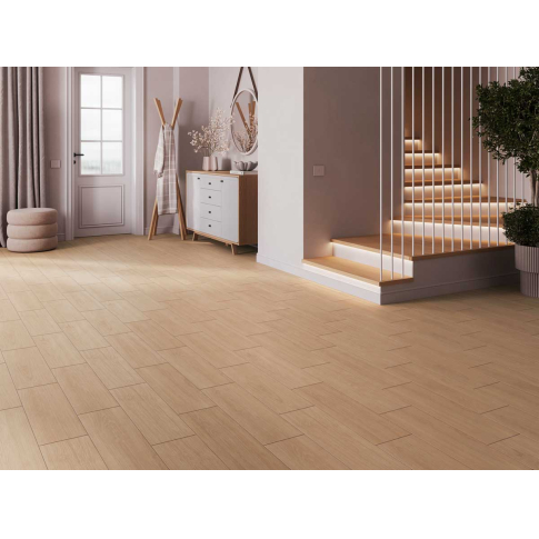 Amberwood светло-бежевый 18,5x59,8 керамический гранит матовый структурный 17902 - картинка 2