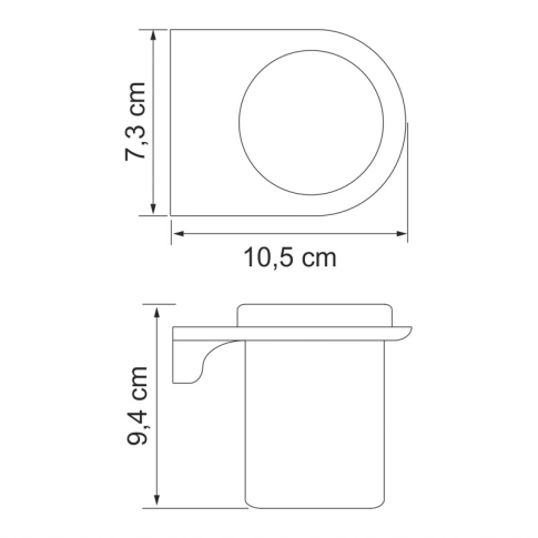 Kammel K-8328 Подстаканник одинарный - картинка 4