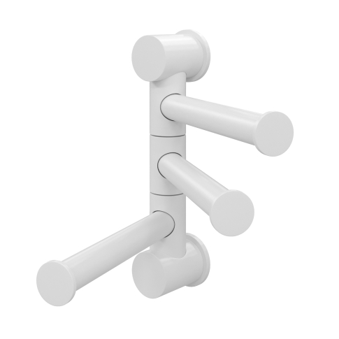 K-1053WHITE Держатель полотенец тройной - картинка 1