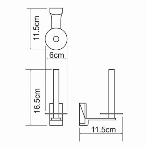 Держатель для туалетной бумаги Exter K-5297 - картинка 4