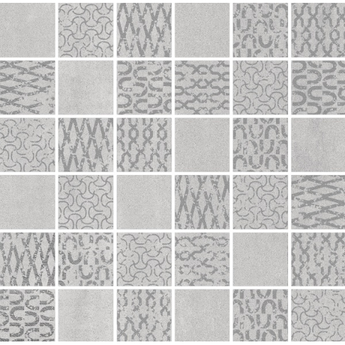 Про Дабл серый светлый 30x30 мозаика матовый DD2012\MM - картинка 1