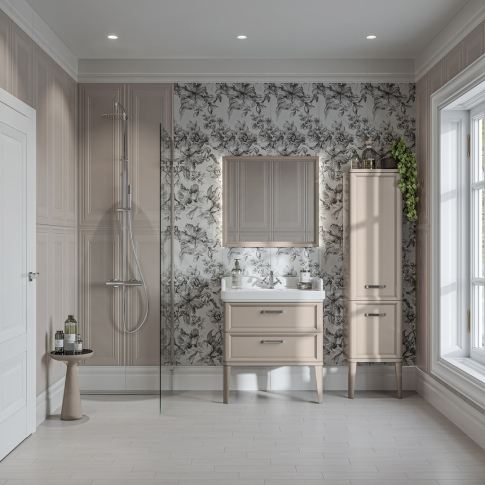 Пенал подвесной/напольный POMPEI 150, камео бежевый - картинка 5