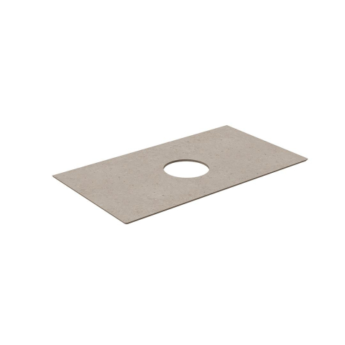 Столешница керамогранитная Magica 90 Риккарди бежевая для накладных раковин (без отв. под смеситель) - картинка 4