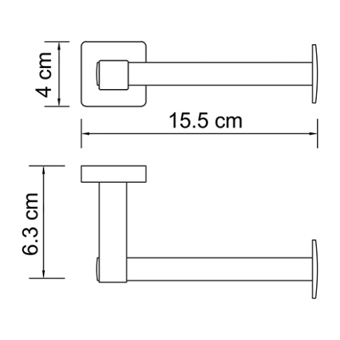 Lippe K-6596 Держатель туалетной бумаги - картинка 4