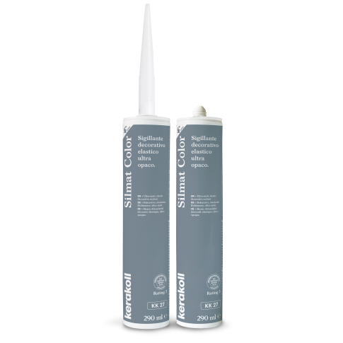Герметик силиконовый KeraKoll Silmat Color матовый КК27 Стальной 290 мл - картинка 1
