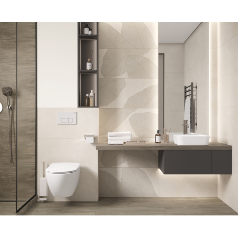 Caravan Blanco белый 1 40х80 декор матовый - картинка 3