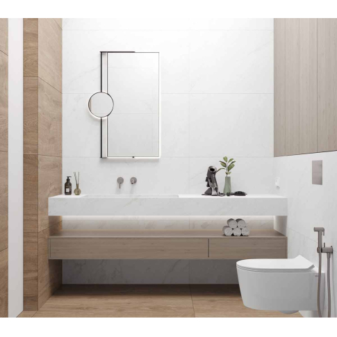Jennifer White 60x120 керамический гранит карвинг лаппато - картинка 5