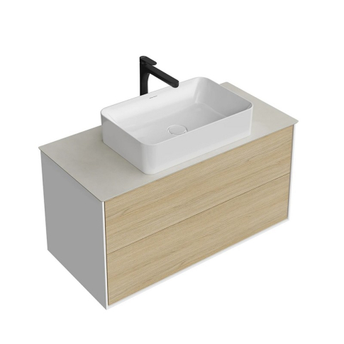 Тумба подвесная Plaza Modern 100 см, цвет дуб виченца - картинка 3