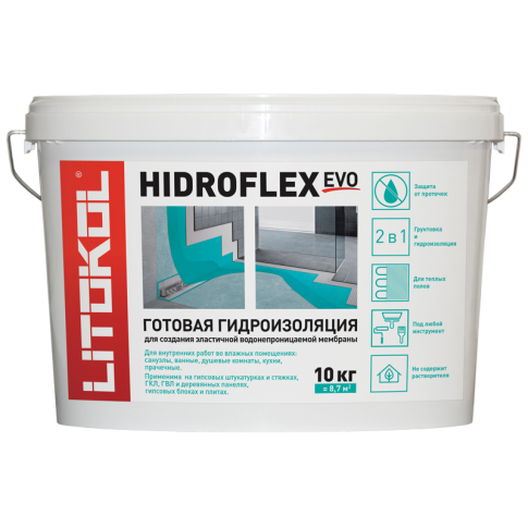 Гидроизоляционная мастика Hidroflex 10 кг - картинка 1