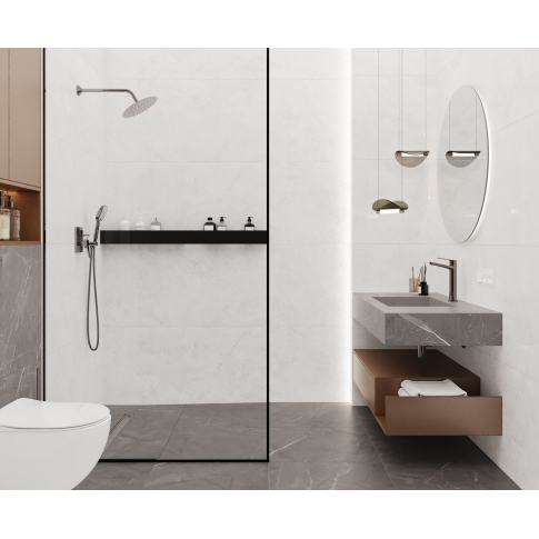 Antico Pearl серый светлый 60x60 керамический гранит матовый карвинг LP6060G0081R - картинка 7