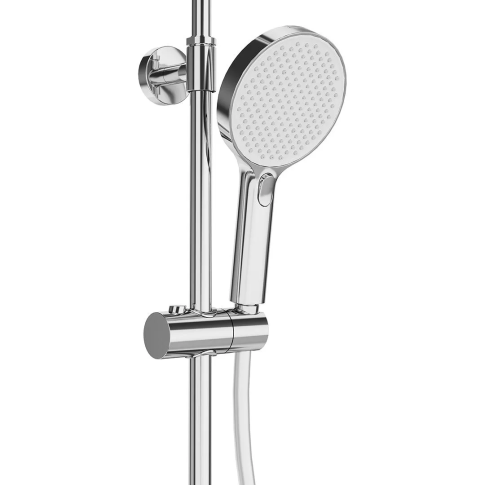 Душевая колонна FONTE на 3 потока  с изливом, термостатом, хром FO.301.KM.CR - картинка 7