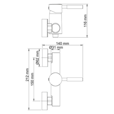 Смеситель для душа Main 4102 - картинка 6