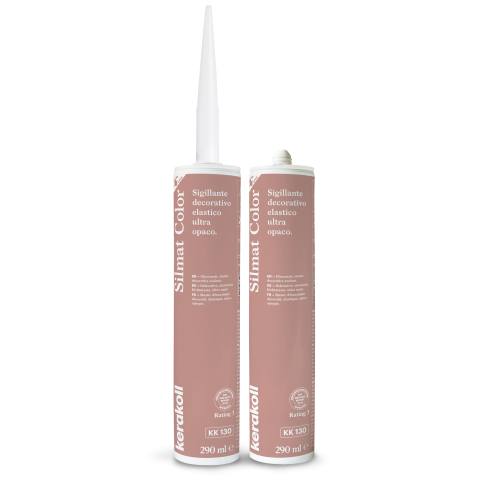Герметик силиконовый KeraKoll Silmat Color матовый КК130 Коралловый 290 мл - картинка 1