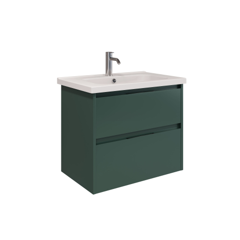 Тумба подвесная NORMA 70 под умыв-к Creavit Ideal 70, олива нордик матовый, LNO-WCAB-70-415 - картинка 1