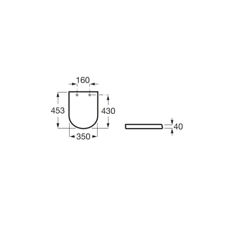 Сиденье с крышкой GAP ROUND - картинка 2