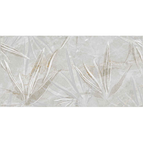 Poeme листья кремовый 30x60 декор матовый - картинка 5