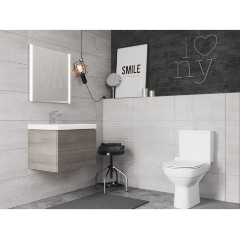 Унитаз-компакт City New Clean On 011 с сиденьем Slim - картинка 2