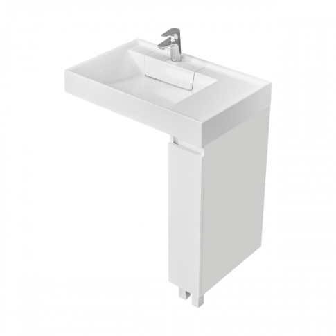 Тумба напольная Лайн 20 белая под стиральную машину - картинка 1