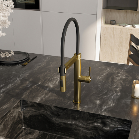 A8887 Смеситель для кухни c гибким изливом сенсорный - картинка 4