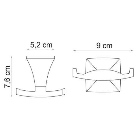 Wern K-2523D Крючок двойной - картинка 3