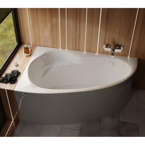 Emilia ванна акриловая левая 150х95 с ножками + Emilia экран для ванны 150 - картинка 6