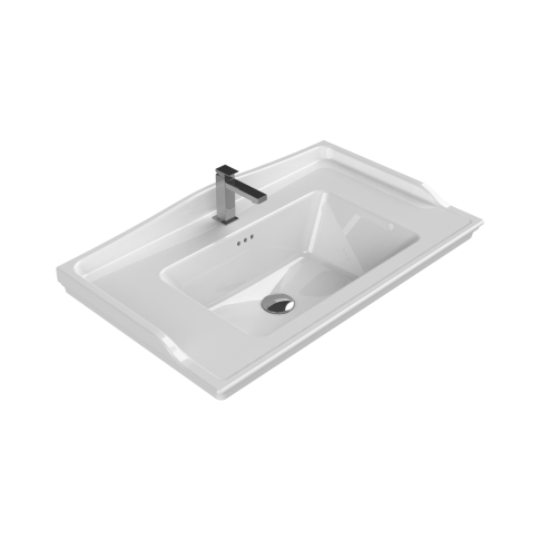 Умывальник мебельный Kapadokya 80х48 см, белый - картинка 1